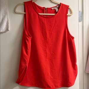 Orange Sleeveless Top